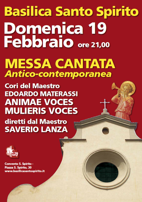 Messa cantata in Santo Spirito