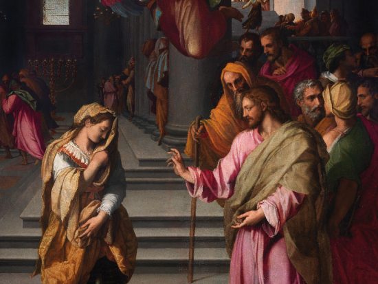 Alessandro Allori Cristo e l’adultera 1577