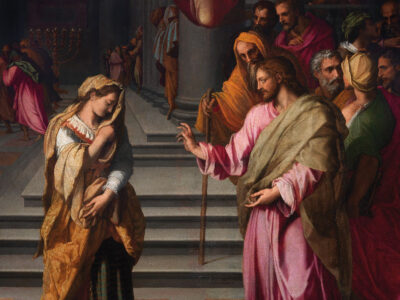 Alessandro Allori Cristo e l’adultera 1577