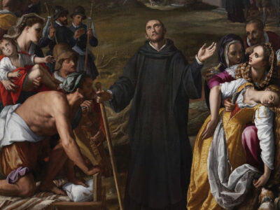 Alessandro Allori Miracoli di San Fiacre 1596