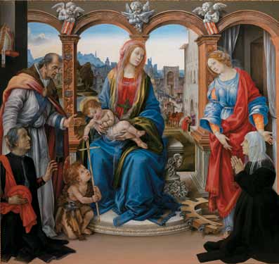 Filippino Lippi Pala Nerli 1485-1488